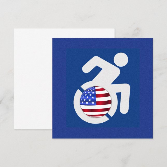États-Unis handicapés (Devant / Derrière)