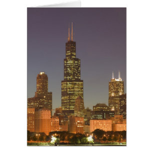 États-Unis, Illinois, Chicago: Ville Skyline / Soi