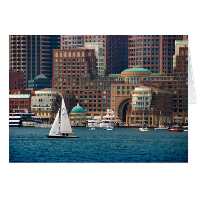 États-Unis, Massachusetts. Skyline du front de mer (Devant horizontal)