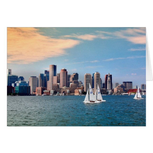 États-Unis, Massachusetts. Skyline du front de mer (Devant horizontal)