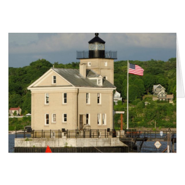 États-Unis, New York, Kingston, Hudson River. Rond (Devant horizontal)