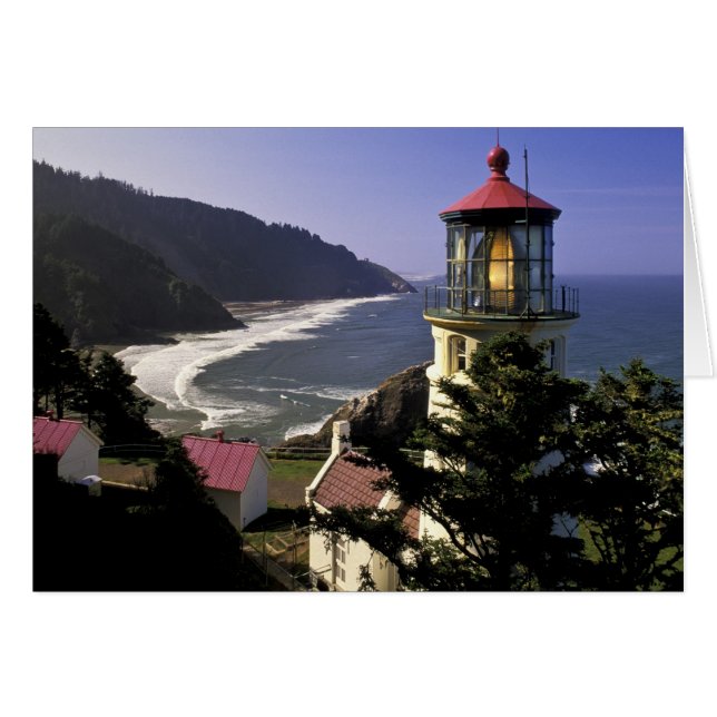 États-Unis, Oregon, Florence. Phare de Heceta Head (Devant horizontal)