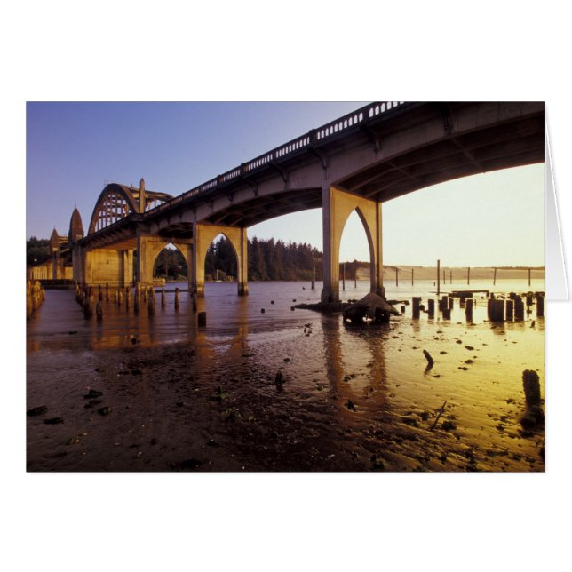 États-Unis, Oregon, Florence. Pont de Siuslaw et (Devant horizontal)