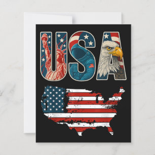 Etats-Unis Patriotique 4 juillet Amérique Drapeau 