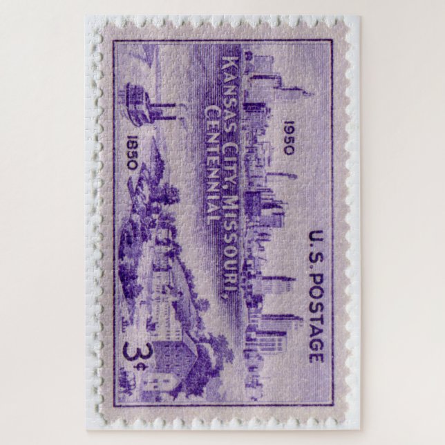 États-Unis Postage Timbre Jigsaw Puzzle (Vertical)