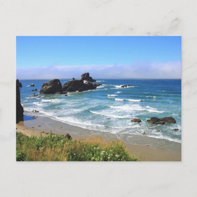 Été à Seal Rock Oregon Carte postale (Devant)
