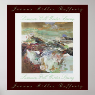 Été Automne Hiver Printemps Poster