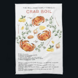 Été Crabe Boire| Recette Serviette de thé Heirloom<br><div class="desc">Les produits de la mer sont délicieux : pâtisseries, boulangerie de homard, ébouillante de homard, gâteau de langouste, ébullition à basse température, ébullition à la campagne, tourteau de poisson et rôti d'huître. Pour un cadeau unique, faites un lot de bonté directement à partir d'une des recettes précieuses de grand-mère, et...</div>