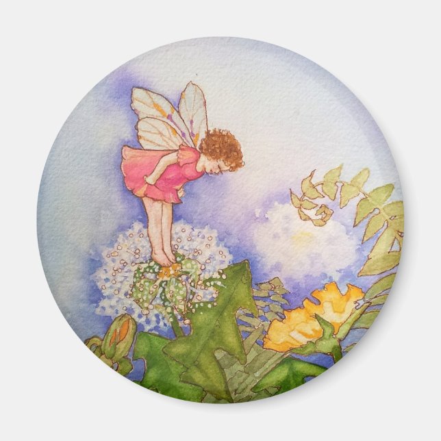 Été Dandelion Fairy Magnet (Devant)