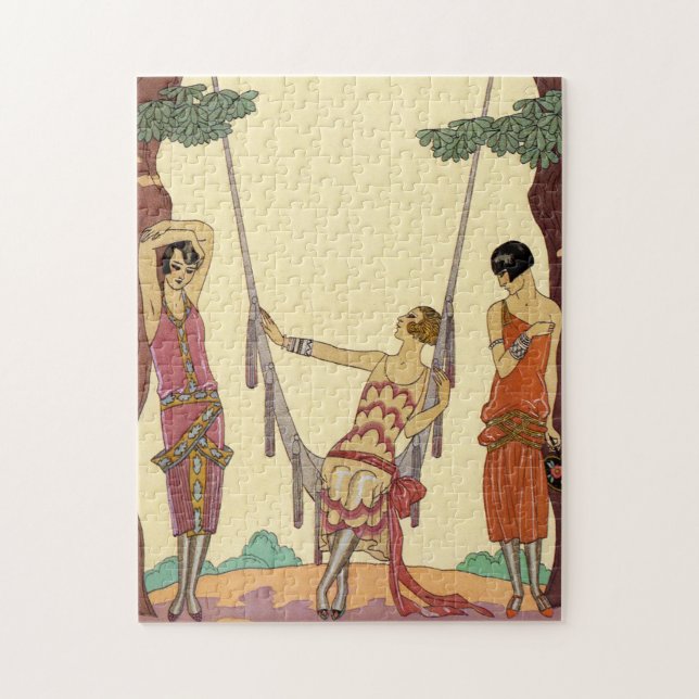 Été dans le puzzle d'art déco de la France (Vertical)