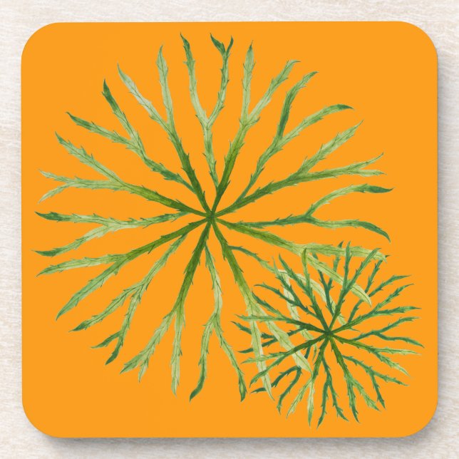 Été indien sur un ensemble de Dessous de verre (O) (Devant)