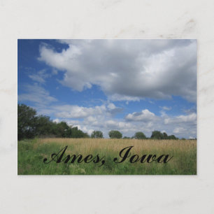 Été Iowa Prairie Ames, Iowa Cartes postales