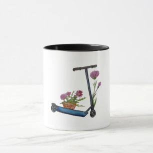 Été, Kick Scooter Art Mug