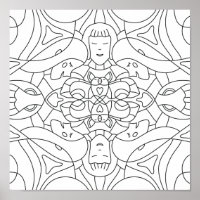 Été Minutieux : Poster colorant jouant