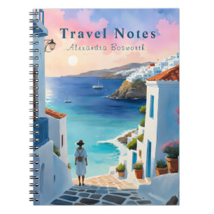 Été personnalisé en Grèce Carnet de voyage -