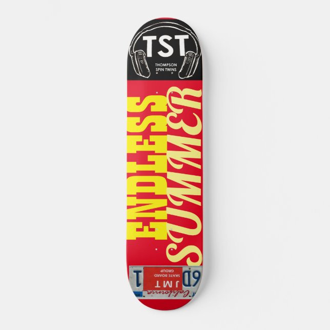 ÉTÉ SANS FIN Skateboard (Recto)