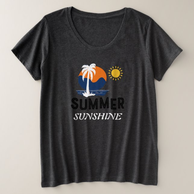 Été Sunshine Grande Taille Femme (Design devant)
