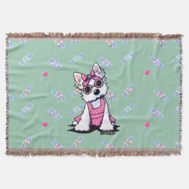 Été Sweet Olivia Westie Jeu de couverture (Devant)