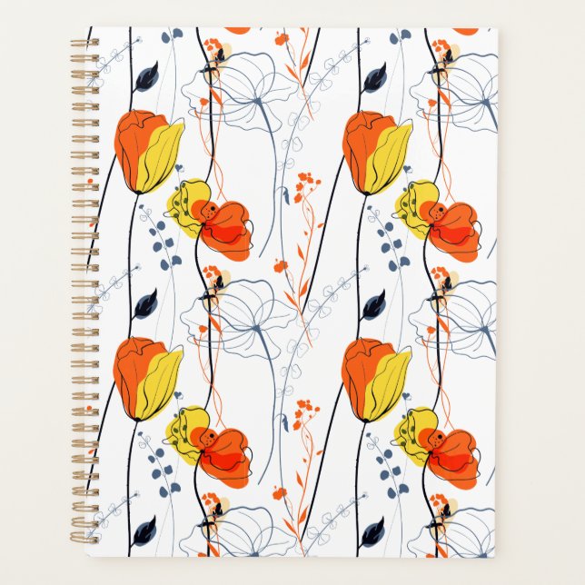 Été tropical | Belles fleurs jaunes Design (Devant)