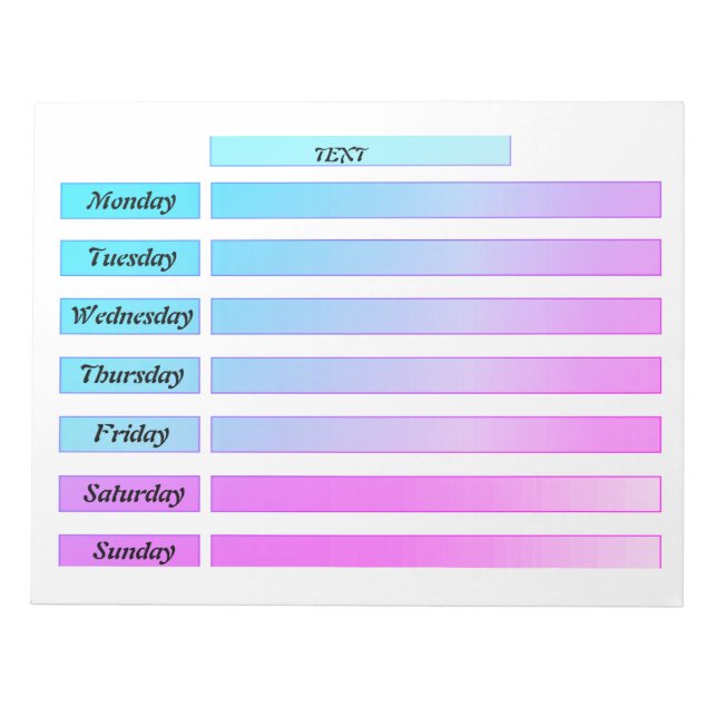 Éteignez le calendrier, créez un carnet avec note (Devant)