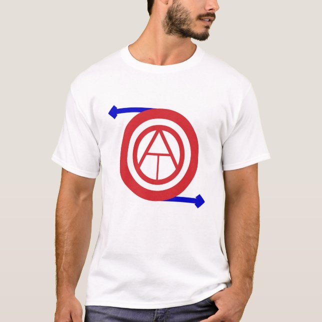 Éteins Sur Un T-Shirt Blanc Tangent (Devant)
