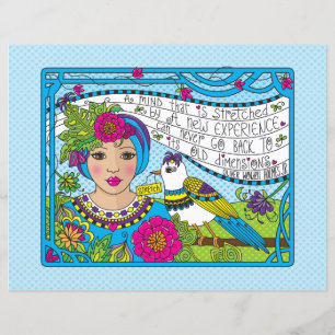 Étendez votre feuille papier Mind_Flat 11 po x 8,5