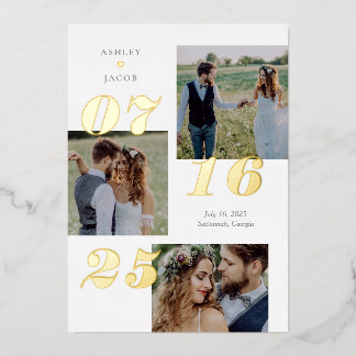Étendre Joy REAL FOIL Enregistrer La Carte Date