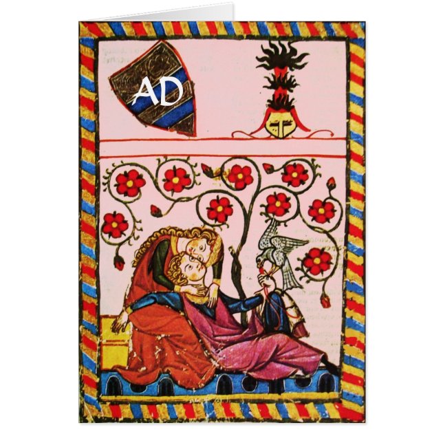 ETERNAL LOVE VALENTINE'S DAY PARCHMENT MONOGRAM (Devant)