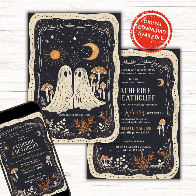 Éternelle Âmes 3 Faire-part de mariage (Créateur téléchargé)