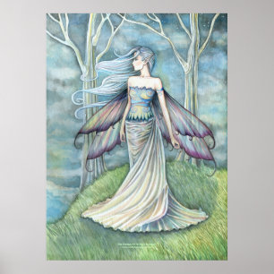 Eternity Fairy Art Print Poster by Molly Harrison
