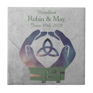 Eternity Handfasting Keepsaké Carreaux cadeau