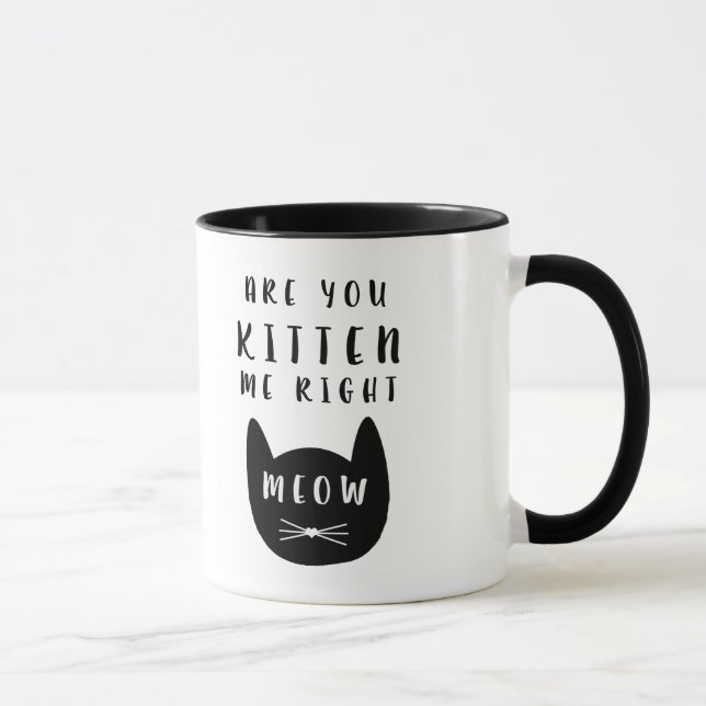 Êtes-vous chaton je bon Meow ?  Tasse (Droite)