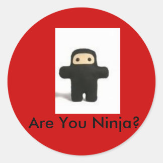 Êtes-vous Ninja autocollant