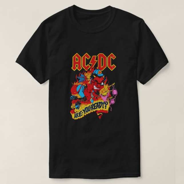 Êtes-vous prêt T-shirts ACDC (Design devant)