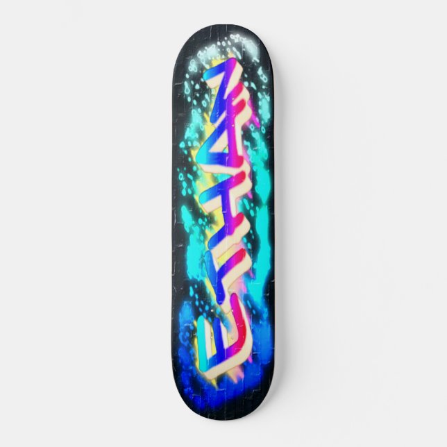 ETHAN personnalisé Customisé Graffiti Skateboard (Recto)