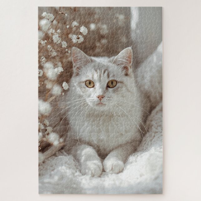 Éthéal Feline Serenity Puzzle (Vertical)