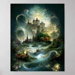 Ethereal Castle 11 Imaginaire Art Poster