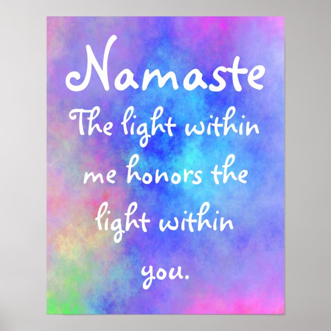 Ethereal Namaste signifie affiche (Devant)