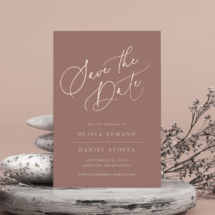 Ethereal Script Foil Enregistrer la carte Date