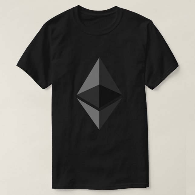 Ethereum Digital Currency Graphisme T-Shirt (Design devant)