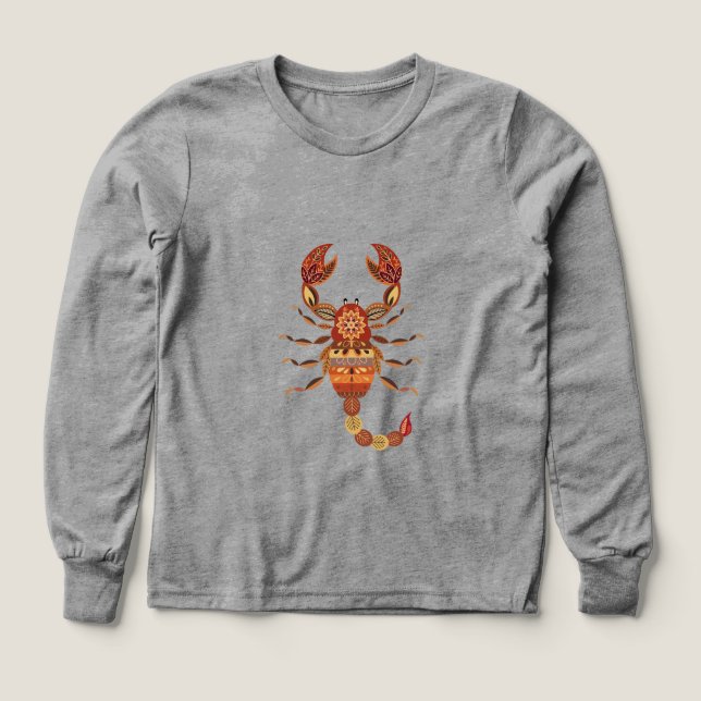 Ethnic Floral Scorpion (Motif recto)