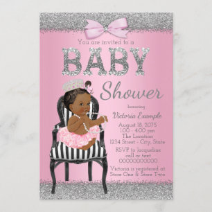 Ethnic Princess Baby Shower Invitations