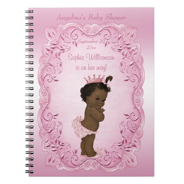Ethnic Vintage Princess Baby shower Livre d'or (Devant)