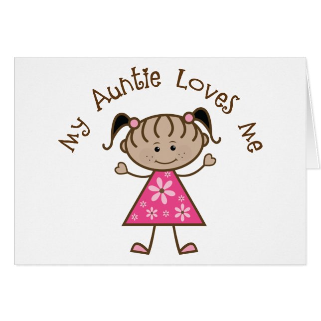 Ethnique ma tante Loves Me Gift (Devant horizontal)