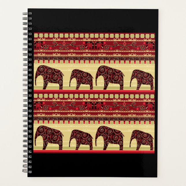 Ethno design elephants ornemental (Devant)
