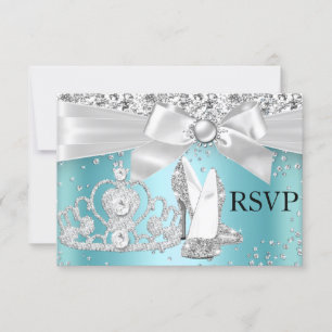 Étincelle Tiara Talons Turquoise Sweet 16 RSVP