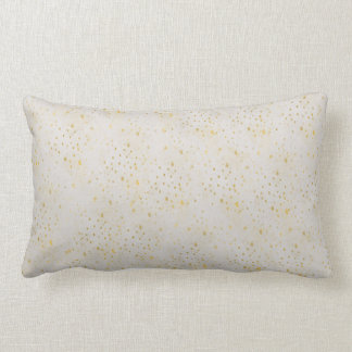 Étincelles d'or Splashed sur Crème, Coussin Lumbar