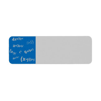 ÉTIQUETTE 129 ÉQUATIONS MATHMATIQUES BLEUES ALGÉBRA ÉDUCAT M