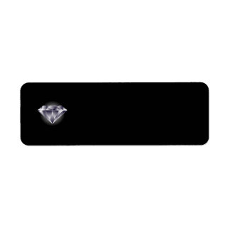 Étiquette 1307552490_Vector_Clipart diamant argenté noir