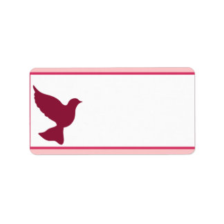 Étiquette 1,25 po x 2,75 po Adresse postale Aiguille à voile